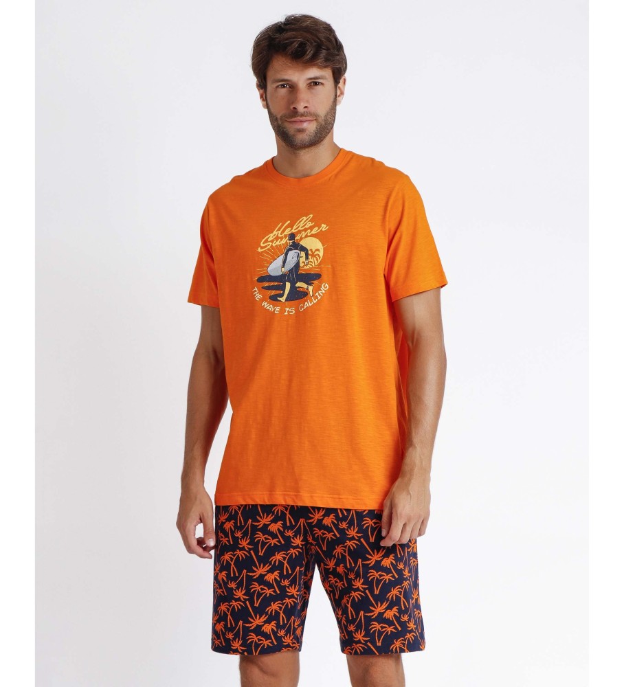 Pijama de manga curta Admas Wave Calling