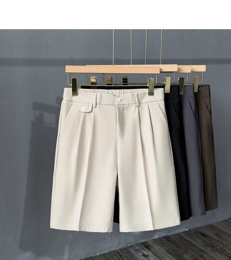Nightbell - Mid Rise Effen Shorts