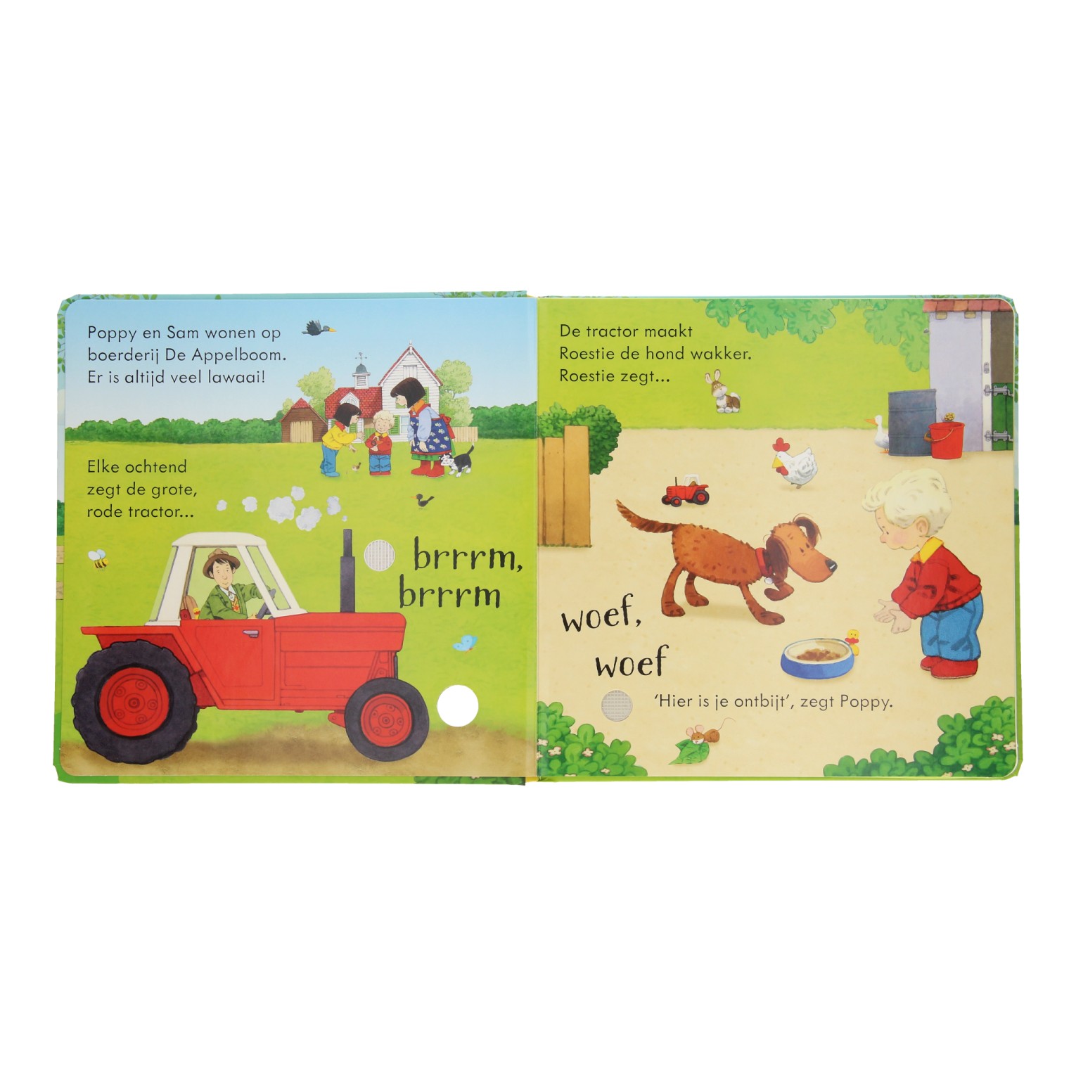 Poppy en Sam Kartonboek Dierengeluiden