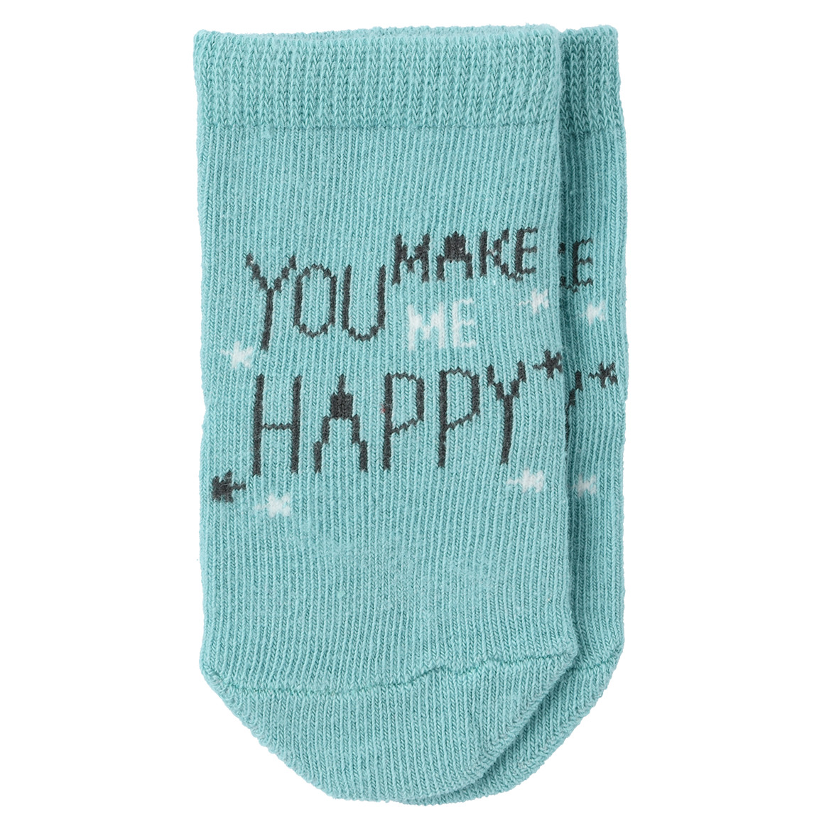 Topomini 2 Paar Newborn Socken mintgrün / türkis