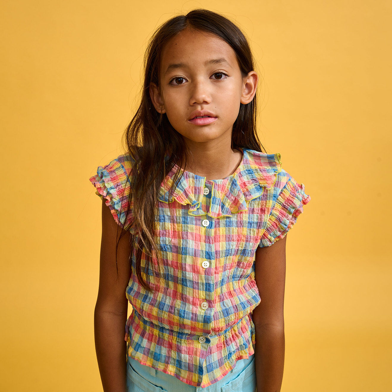 Bellerose Chemise Pooker à carreaux multicolore