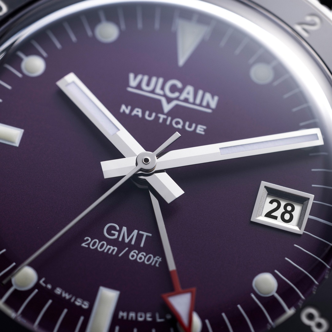 Vulcain Skindiver Nautique GMT Purple Limited Edition