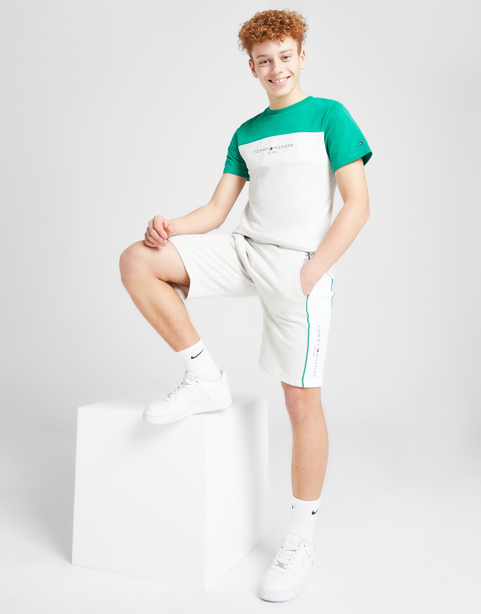 Tommy Hilfiger Ensemble T-shirt/Short Colour Block Junior
