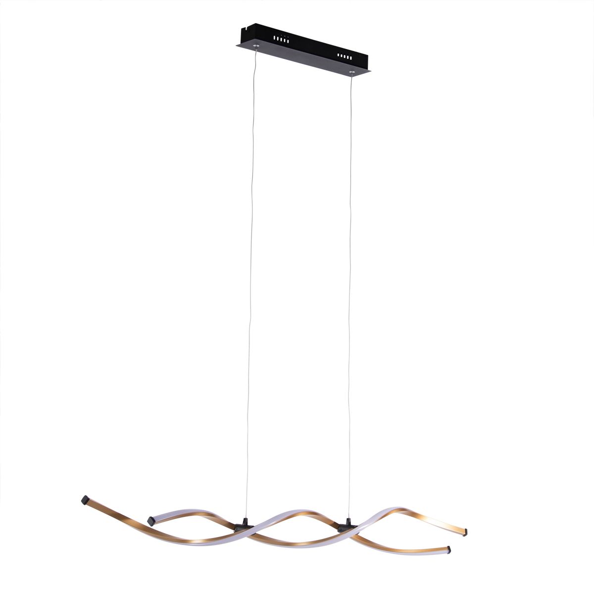 Design hanglamp goud incl. LED dimbaar - Zina