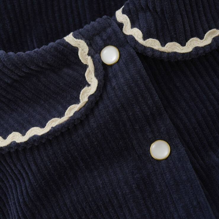 En Fant Dress Corduroy Parisian night