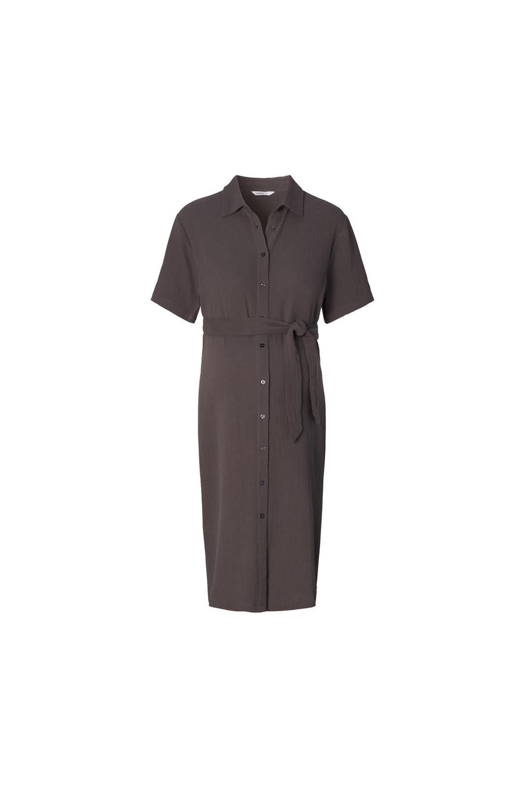 Noppies Maternity Jurk met voedingsfunctie - Forged Iron