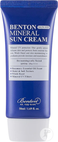 Benton Skin Fit Mineral Sun Cream IP50+ Tube 50ml