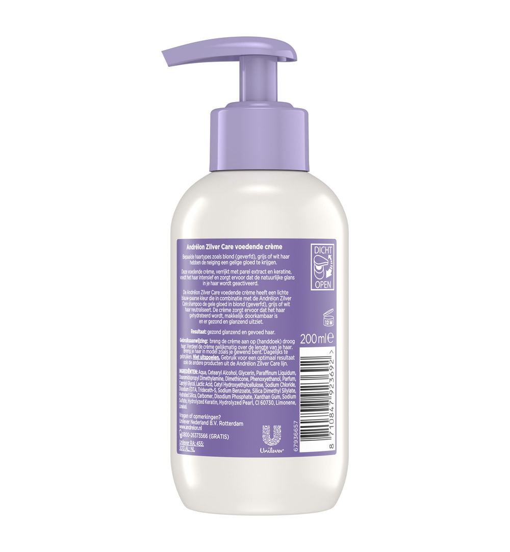 Andrelon Creme voedend zilver care (200 ml)