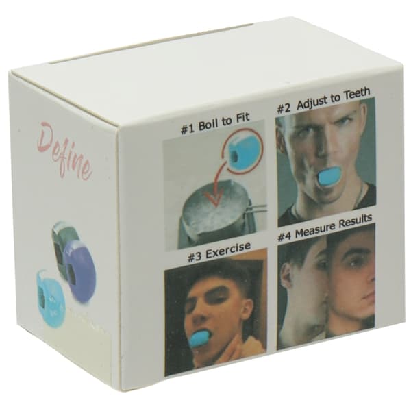 2-Pak Kjeven trener / Jawline Exerciser - Trening for Ljevemusklene