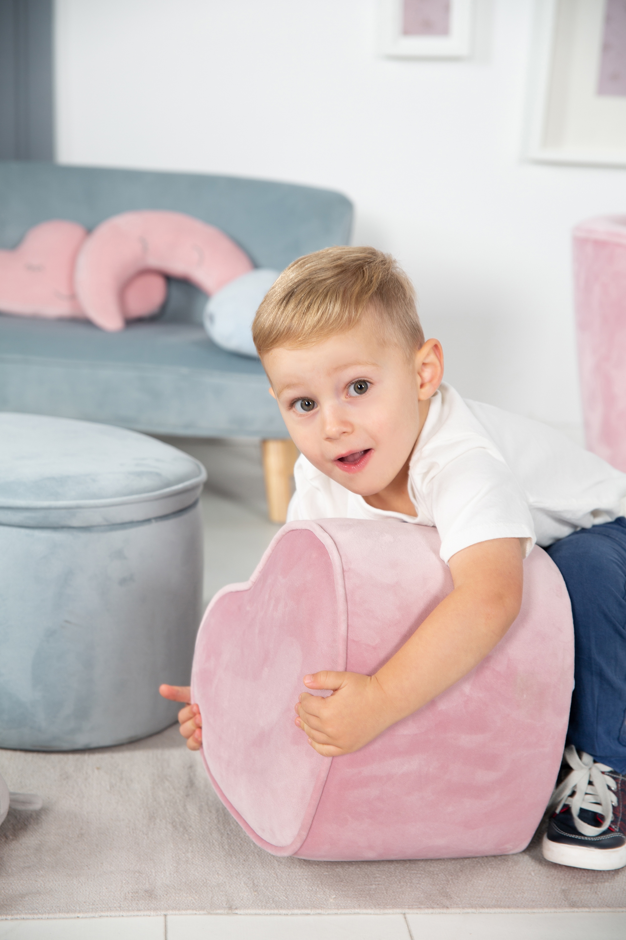 roba® Kinderhocker »Lil Sofa« in Herzform