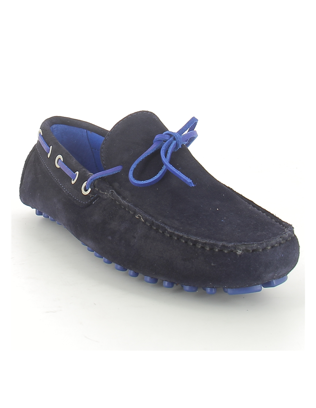 hylton Mocassin Homme 80876-04 Daim Bleu Marine