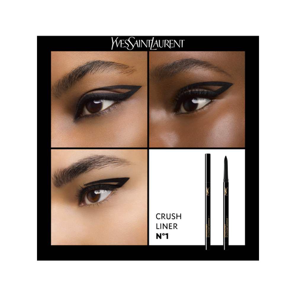 Crushliner  Stylo Yeux Waterproof Rétractable Tenue Longue Durée 24h - n1_ noir_intense