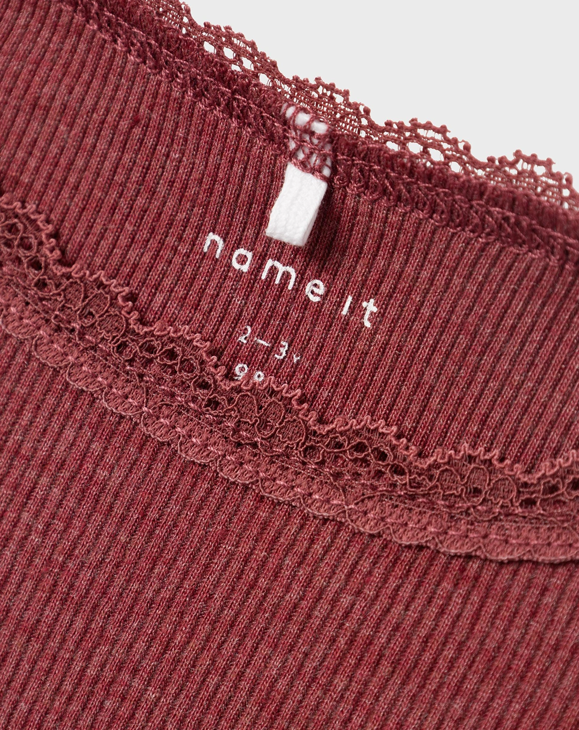 Langarmshirt NKFKAB SLIM in apple butter