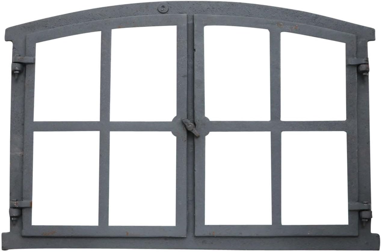 Stallfenster Fenster zum Öffnen Scheunenfenster grau 74cm wie Antik Eisenfenster
