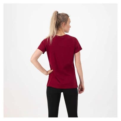 T-Shirt De Sport Manches Courtes Rogelli Graphic T-Shirt - Femme - Bordeaux