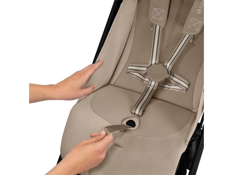CYBEX Gold Buggy Beezy Almond Beige Praktischer Kinderwagen