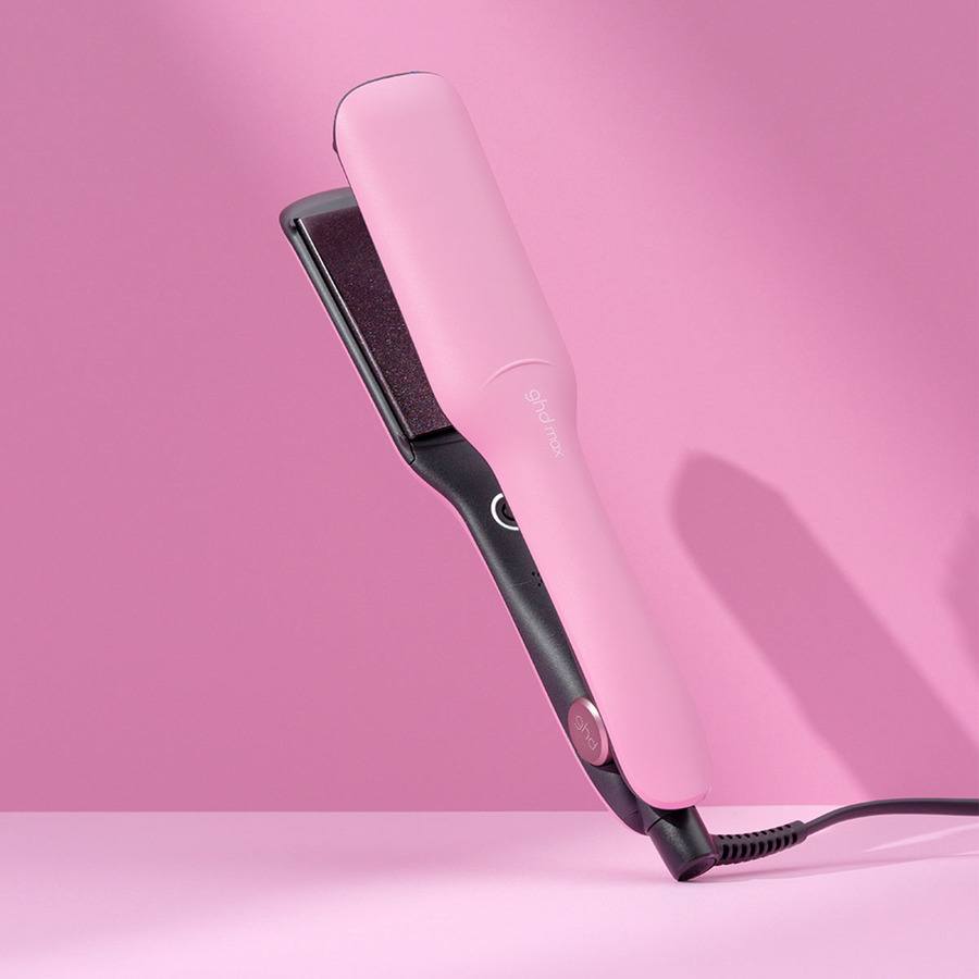 ghd Max Wide Plate Hair Straightener Pink Limited Edition