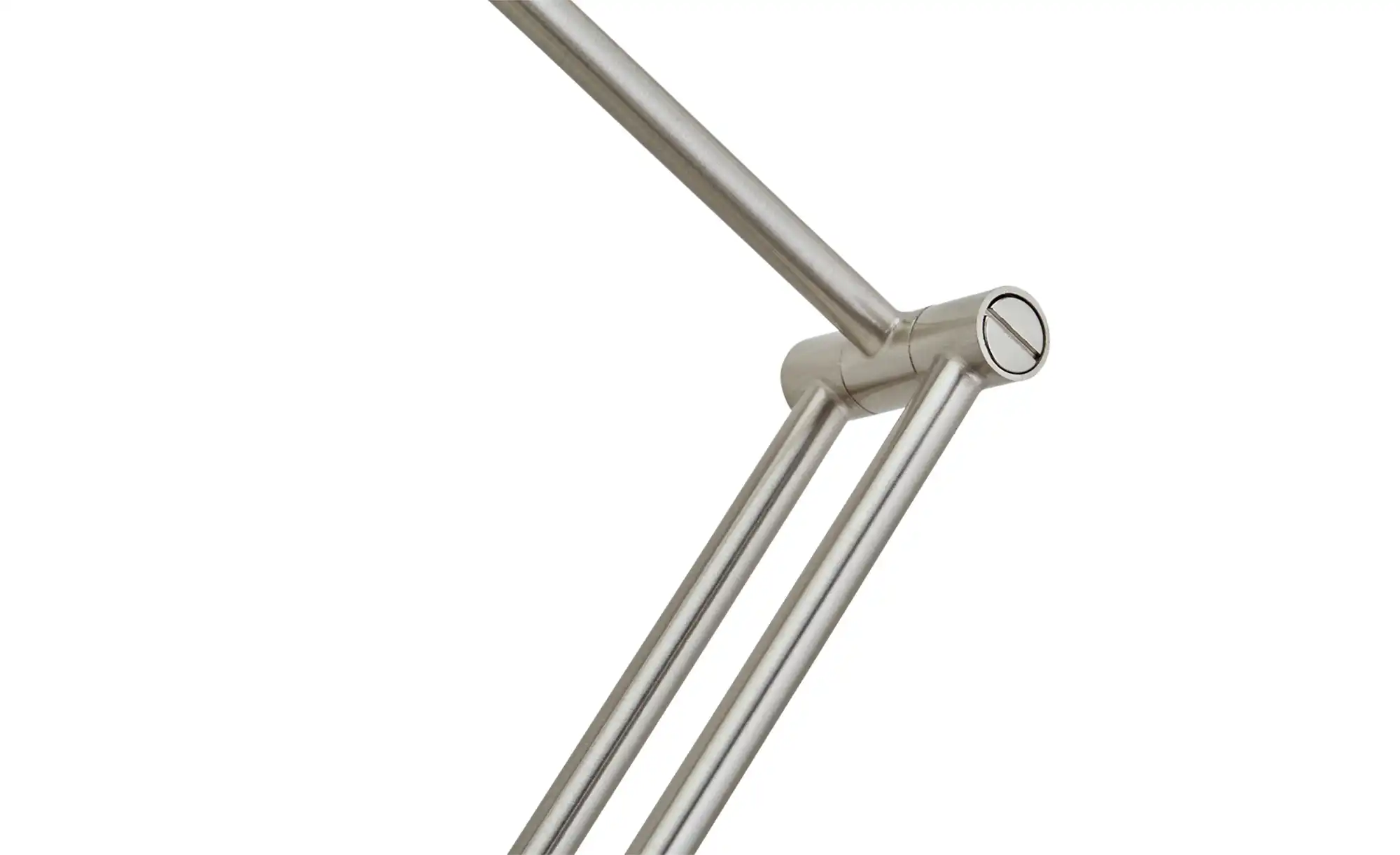 Paul Neuhaus LED- Stehleuchte, 1- flammig, nickel matt, Kopf eckig