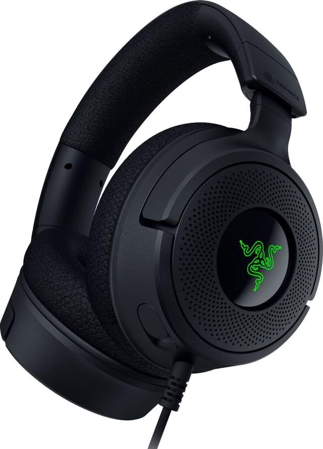 Razer Kraken V4 X gaming-høretelefoner (sort)