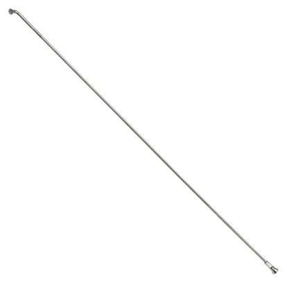 RAYON INOX ARGENT E-BIKE 2 0mm AVEC TETE EN 2 3mm  L 302mm SAPIM TETE COUDEE AVEC ECROUS (VENDU A L'UNITE)