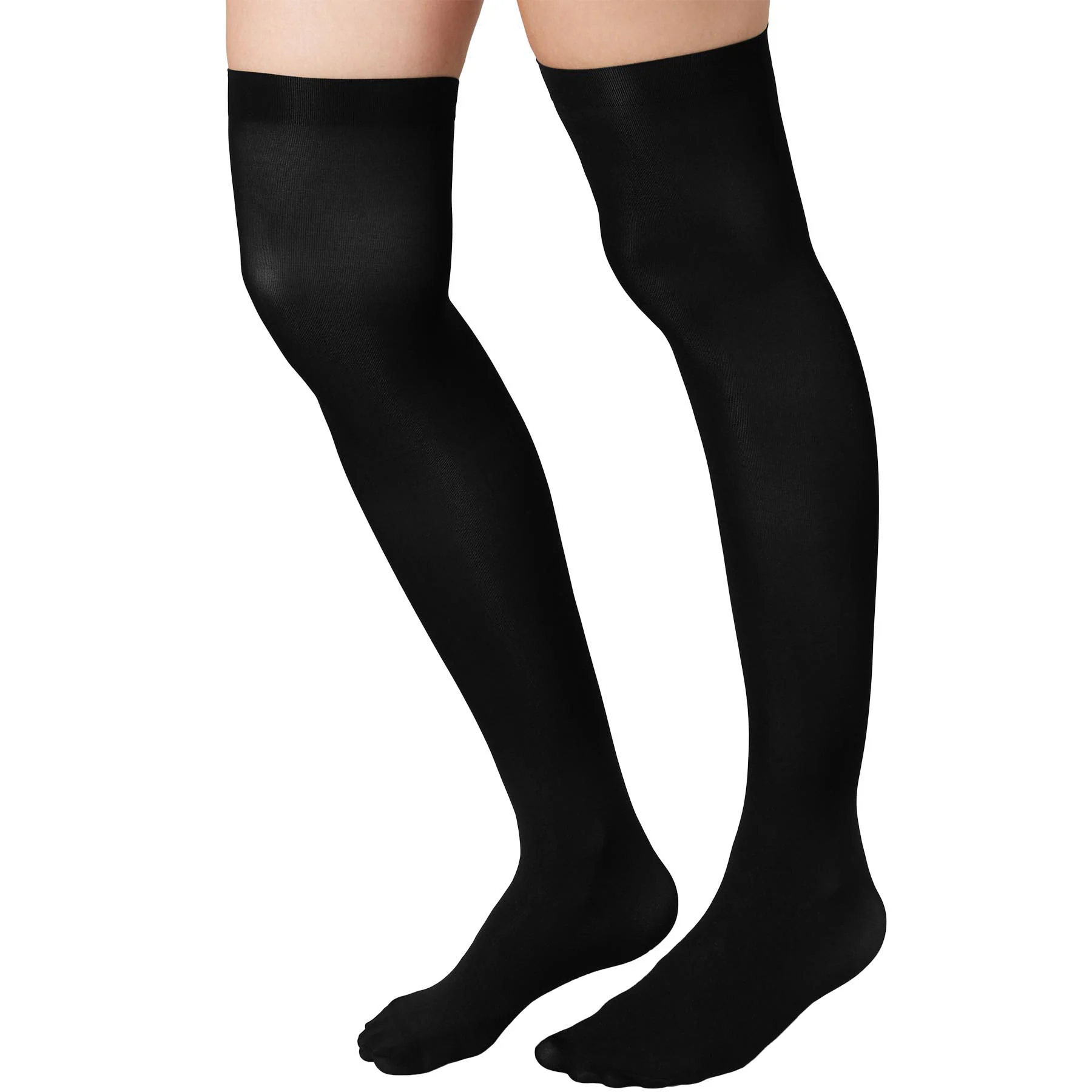 tectake® Overknee-Strümpfe schwarz
