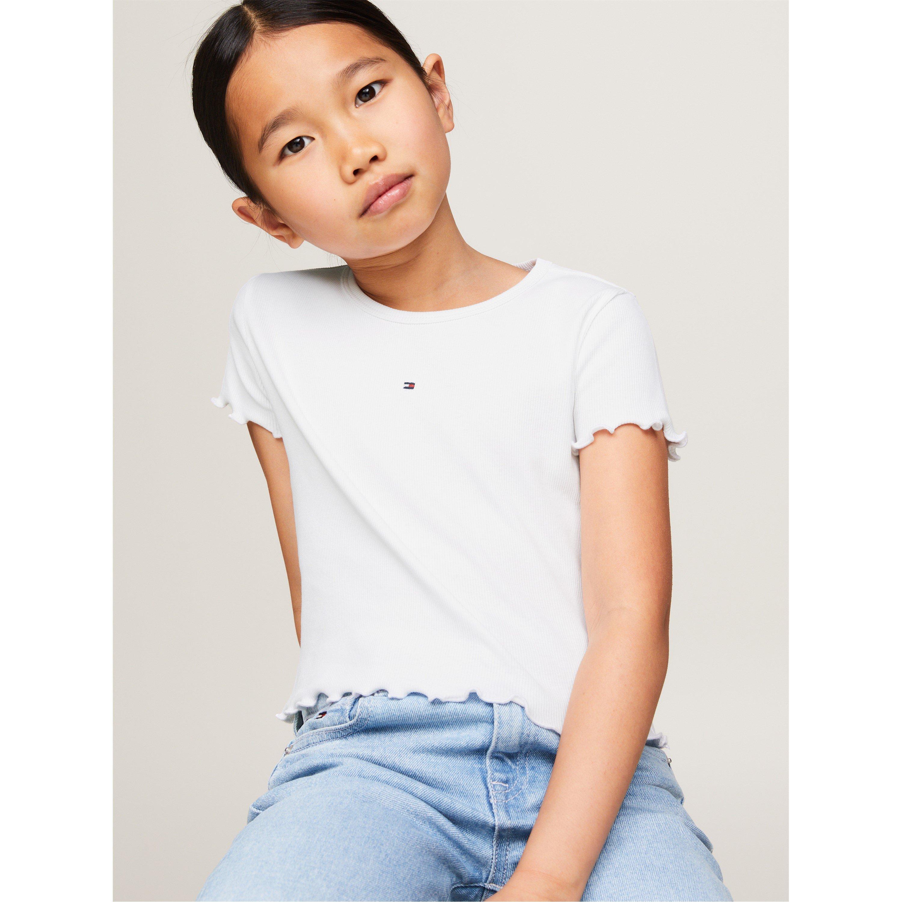 Tommy Hilfiger Ribbed T Shirt Juniors