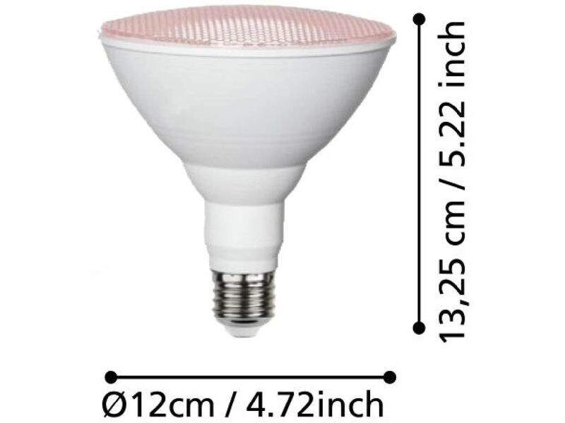 EGLO Leuchten Lampe 16 W E27 Warmweiss Pflanzen-Leuchte