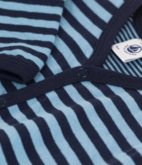 Pyjama bébé rayures en tubique