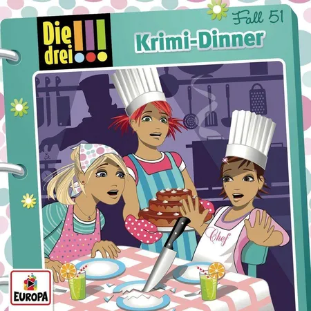 KOSMOS Hörspiel-CD Die drei !!! 51 Krimi-Dinner