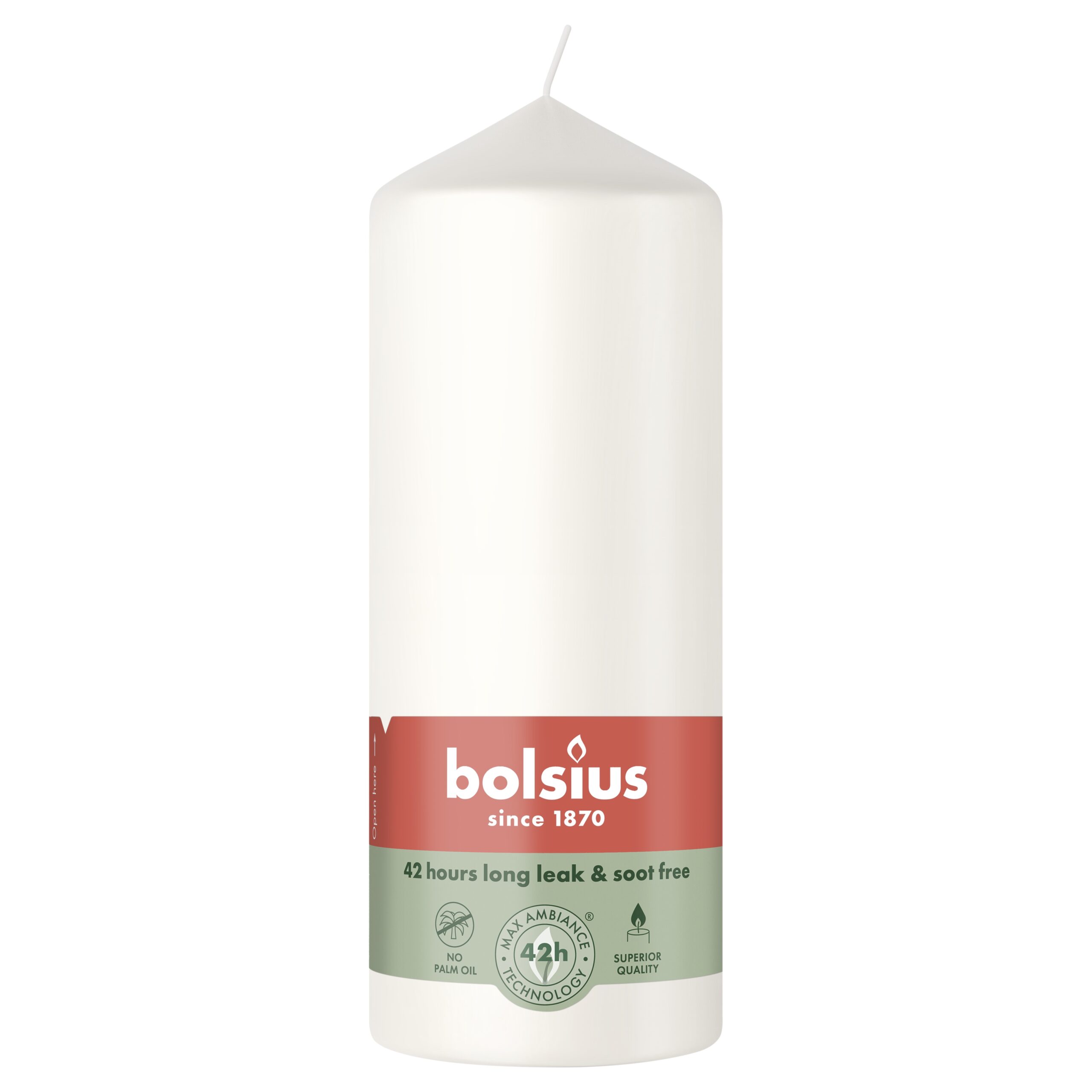 Bolsius Stompkaars 150/58 Cloudy White (1 stuk)