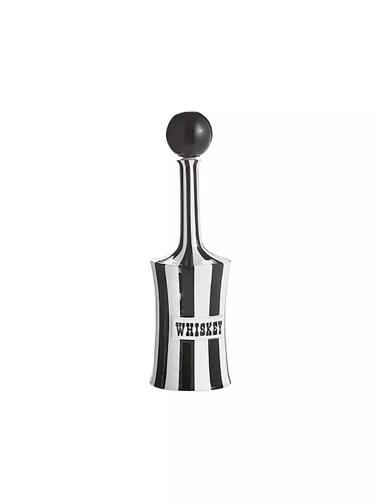 JONATHAN ADLER Vodka Karaffe VICE 1200ml Black / White schwarz