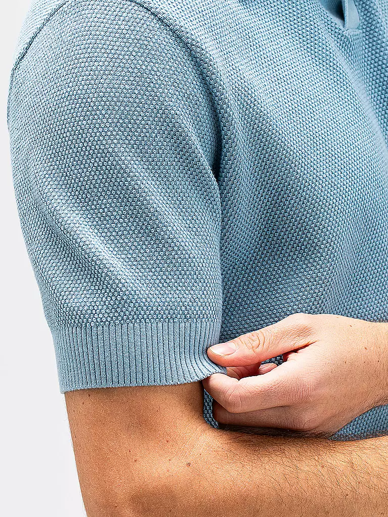 BUTCHER OF BLUE Poloshirt hellblau