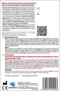 Cura Cool Kool 'n Soothe Migraine Strips 2ST