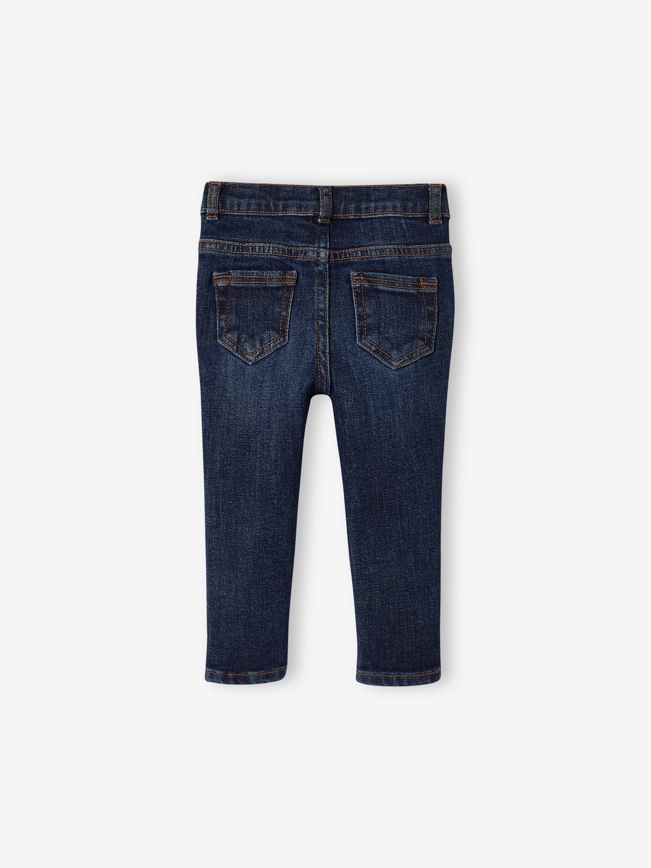 Calça jeans reta para bebê
