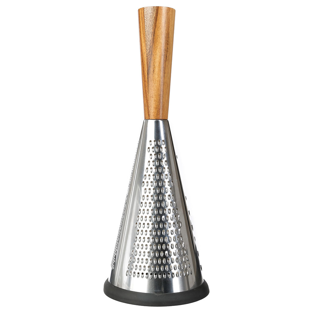 Râpe cylindrique manuelle manche acacia D 10x22cm