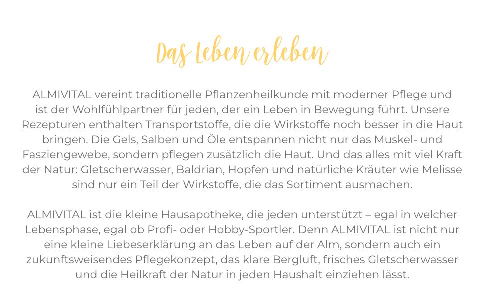 Almivital Kniesalbe mit Arnika, Kampher & Sanddornöl – Pflege und Entlastung für beanspruchte Knie