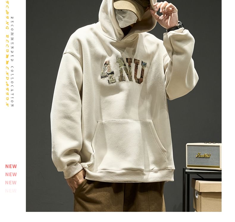 Redsinc - Hoodie met geborduurde letters