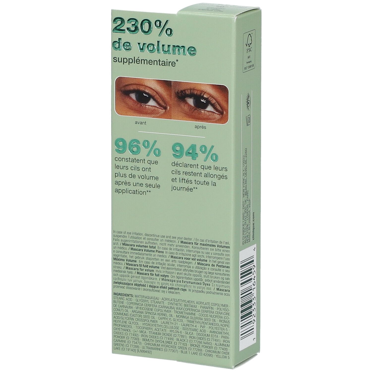 CLINQUE High Impact High-Fi Mascara Brown + Clinique Set GRATIS