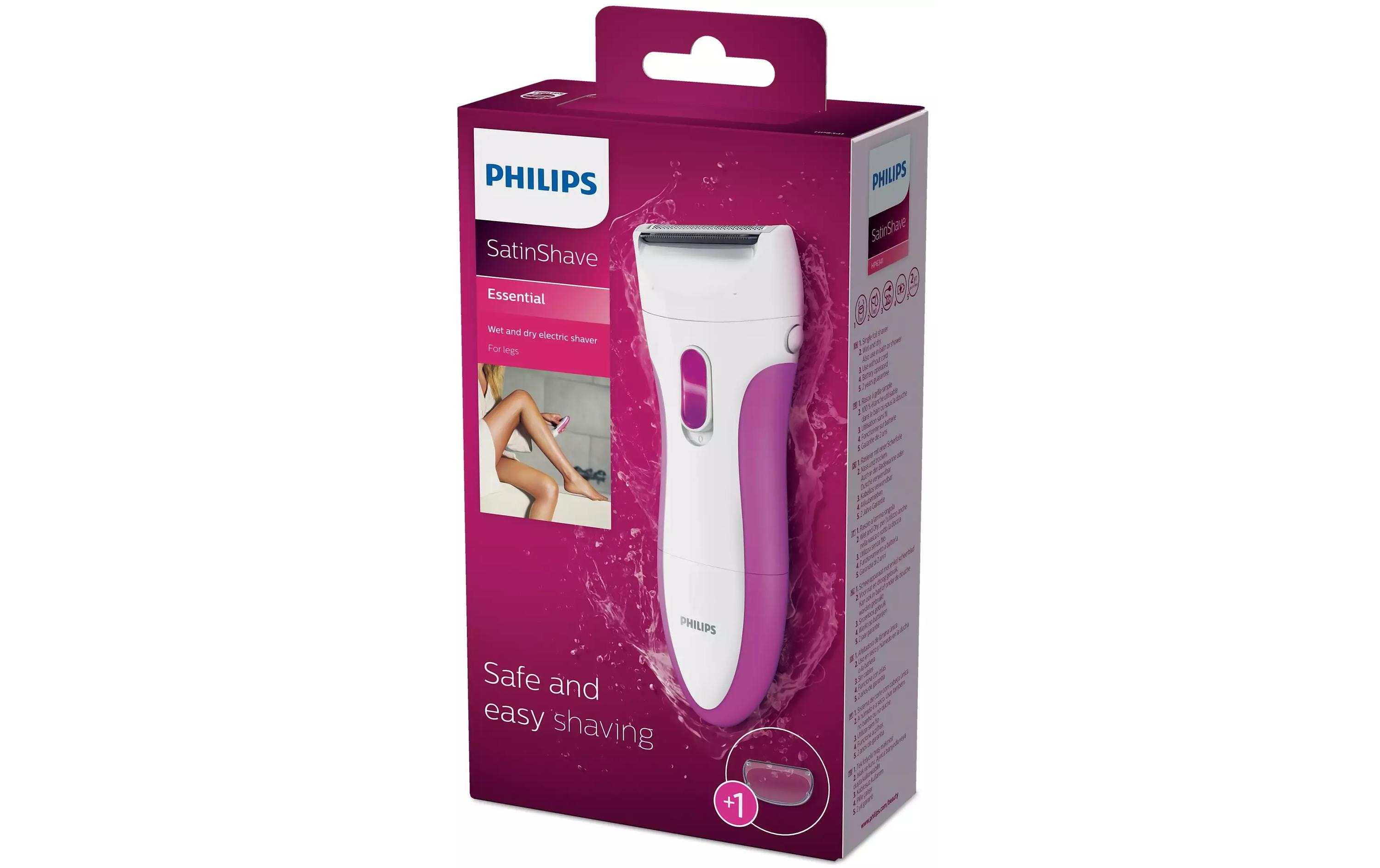 Körperrasierer SatinShave Essential HP6341/00Damenrasierer