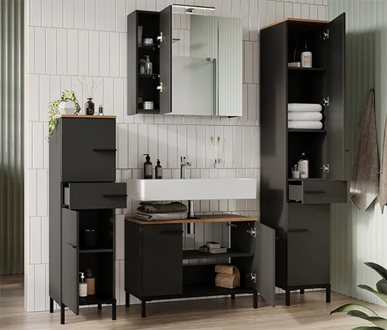 Waschbecken-Unterschrank »Yonkers«, graphit