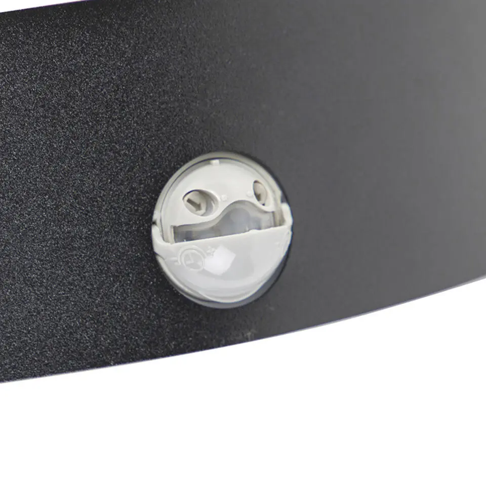 Qazqa buitenlampen met sensor miro zwart e27