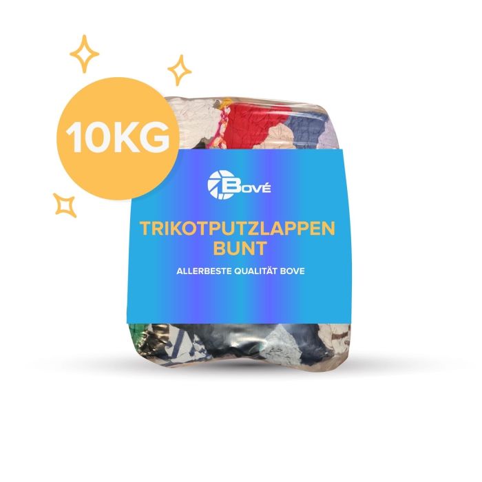 Poetsdoeken dun wit tricot 10 kg lappen BOVE (8701000)