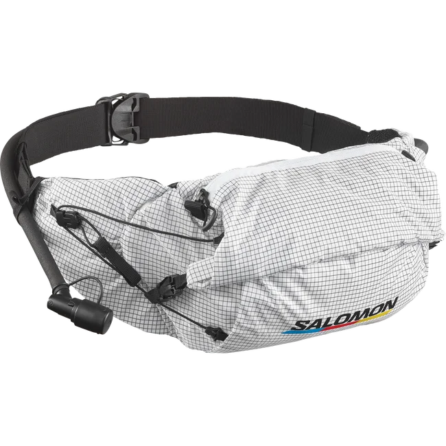 CROSS SEASON WAIST RACE FLAG  Gürtel mit Trinkblase, Unisex WHITE/BLACK