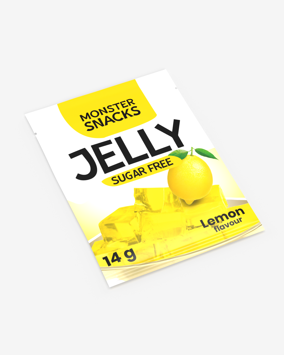 Monster Sugar Free Jelly - Loveable Lemon 10x14g