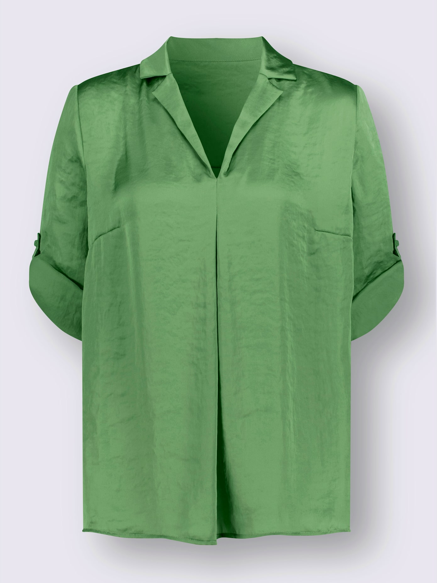 Chemisier en satin élégant