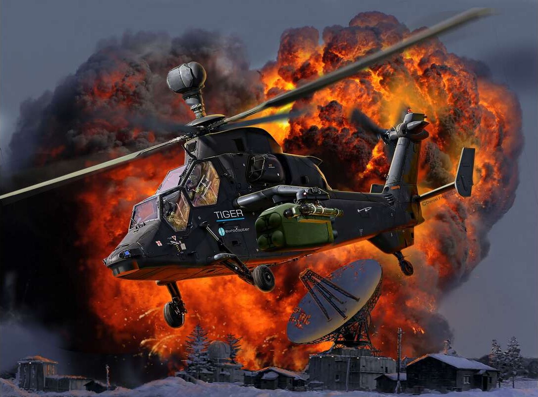 Revell - James Bond Eurocopter Tiger - Level 4 - 1:72 - 05654