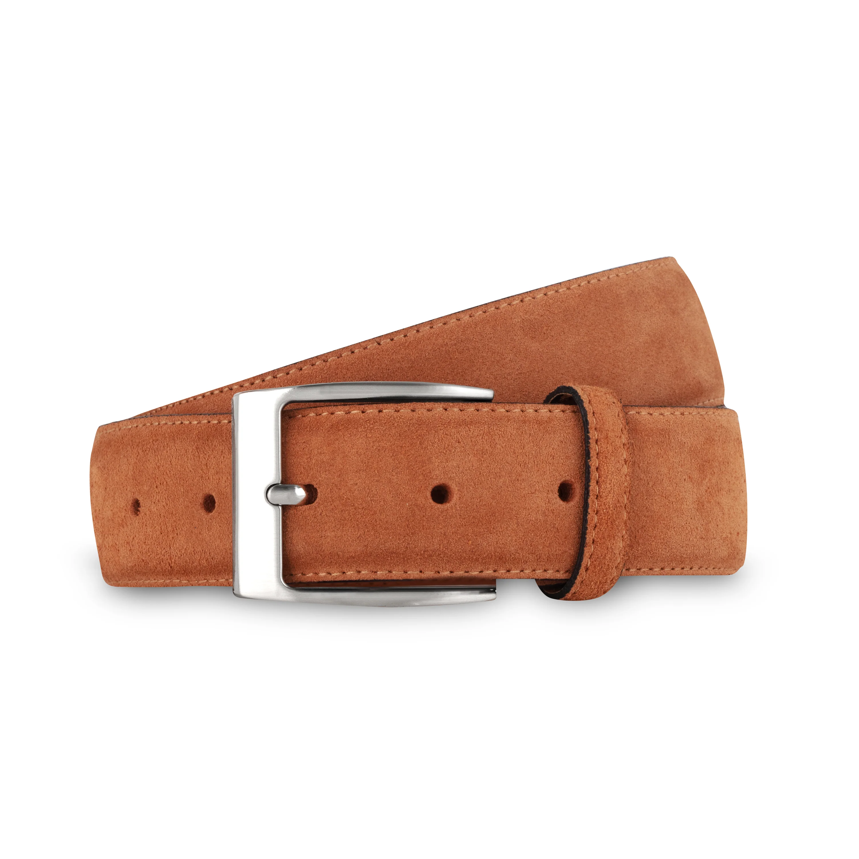 Ceinture veau velours orange