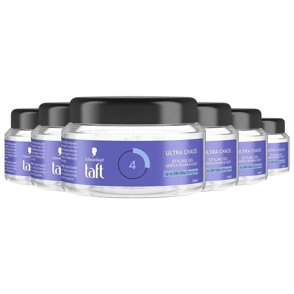 Geweldige gelTaft Ultra Chaos Gelee pot gel - voordeelverpakking - 6 x 250 ml