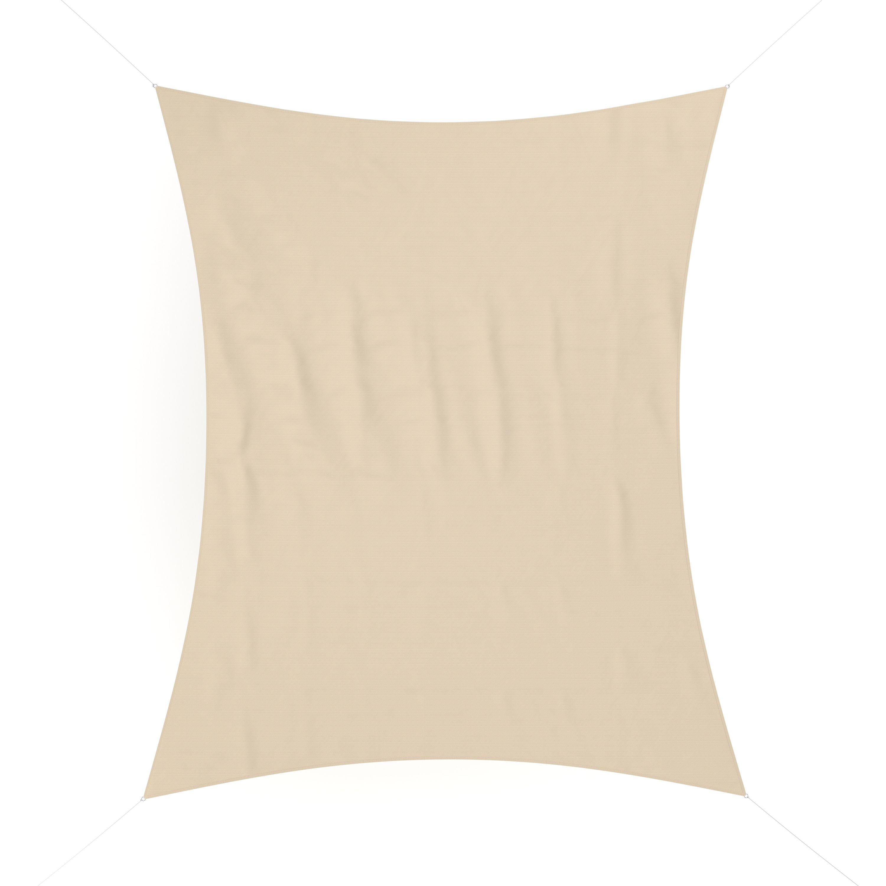 Sonnensegel 4 x 6 m beige