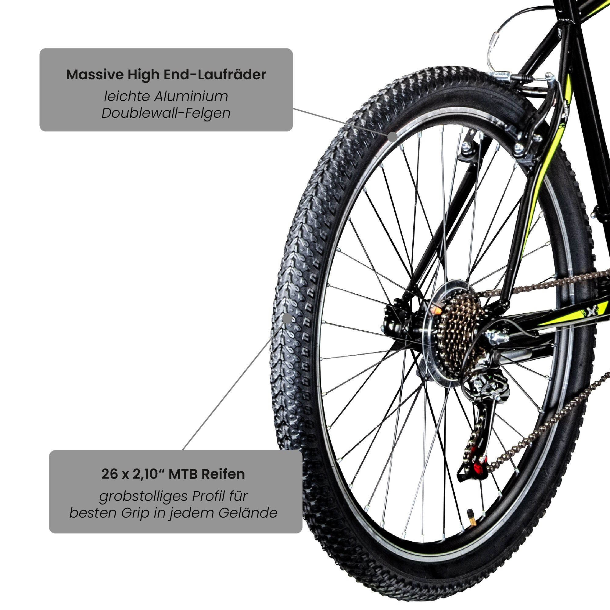 Galano Path Mountainbike 26 Zoll Jugendfahrrad ab 160 cm Fahrrad 21Gänge